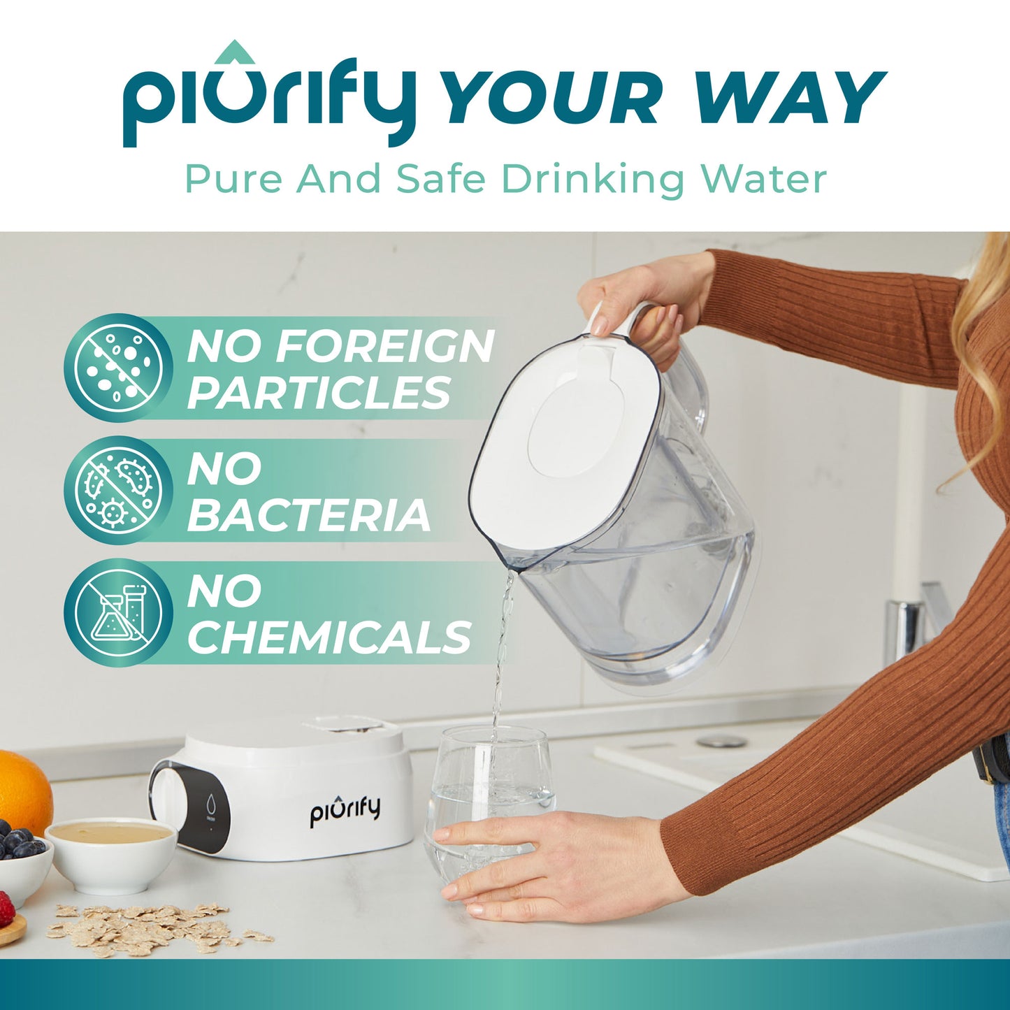 ALCHEMY® Automatic Water Filter Pitcher