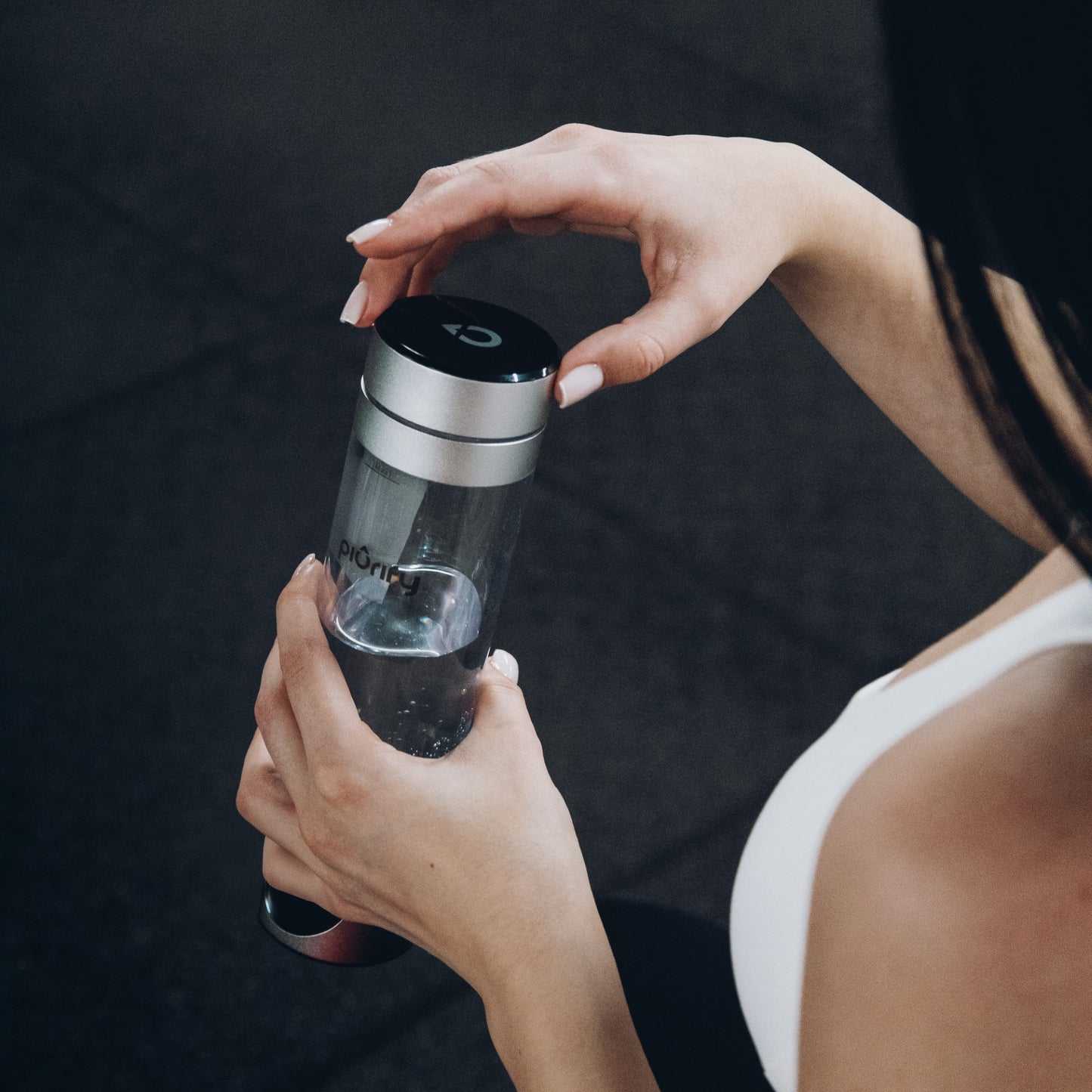 PIURIFY Hydrogenator® Bottle - Silver